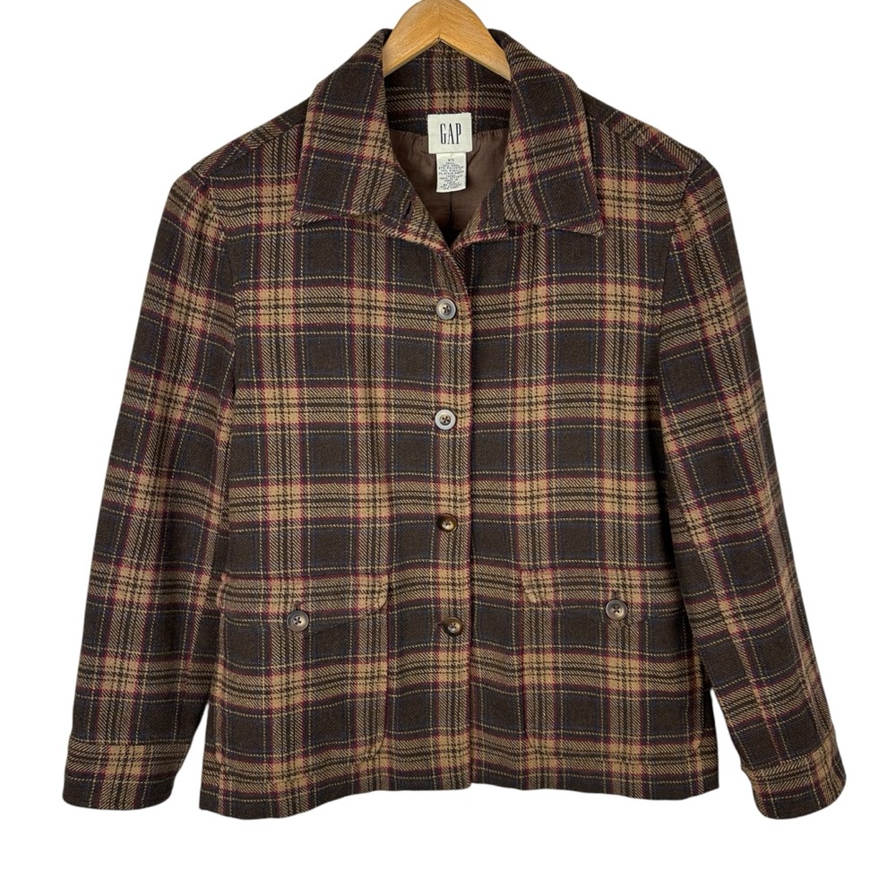 Vintage GAP Brown Plaid Jacket